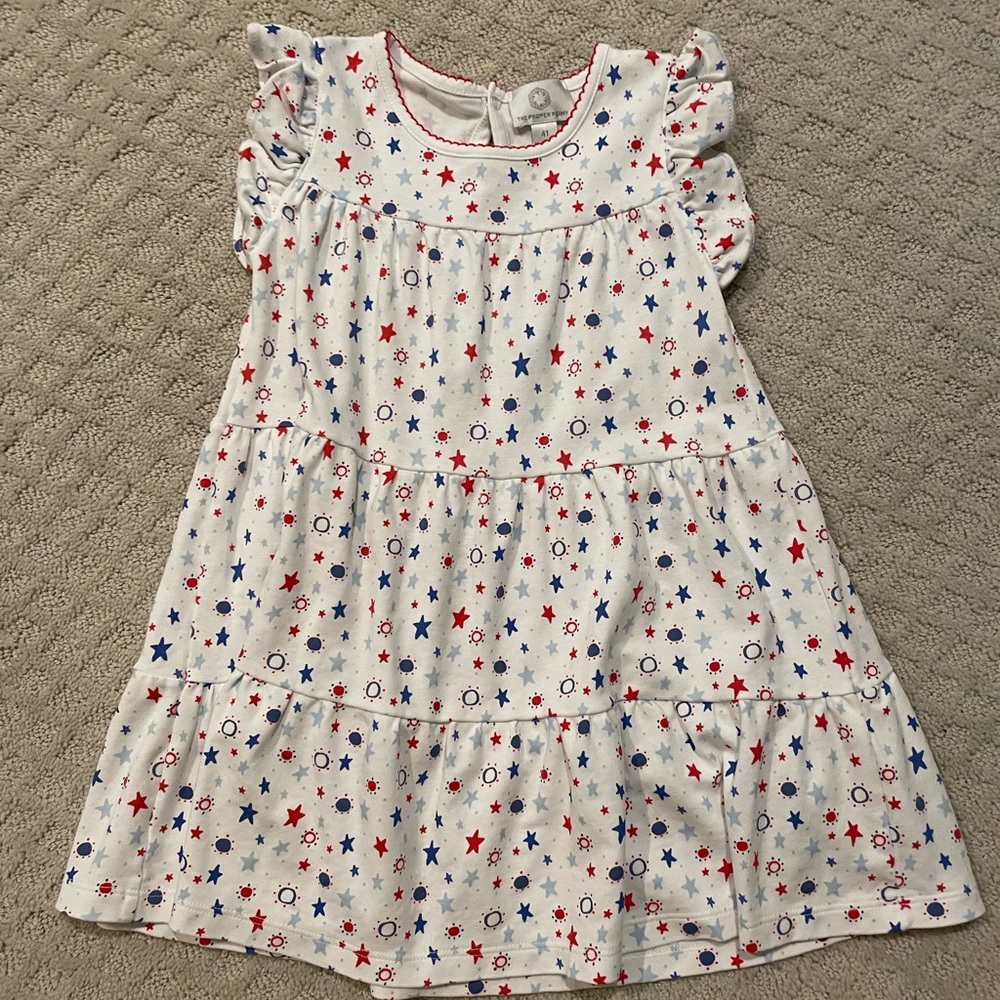 4th of July Toddler Girls Dress
